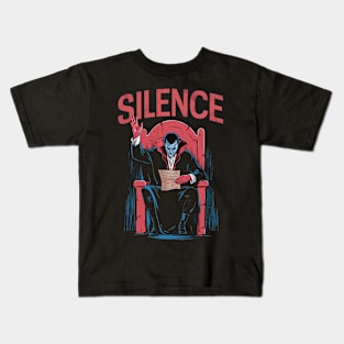 Dracula Vampire Silence (King Baldwin) Kids T-Shirt